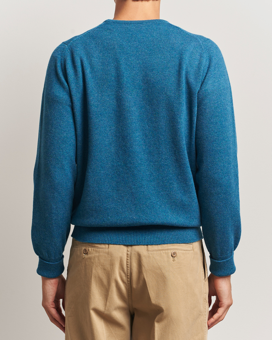 Herre | Gensere | William Lockie | Rob Lambswool Crewneck Mallard