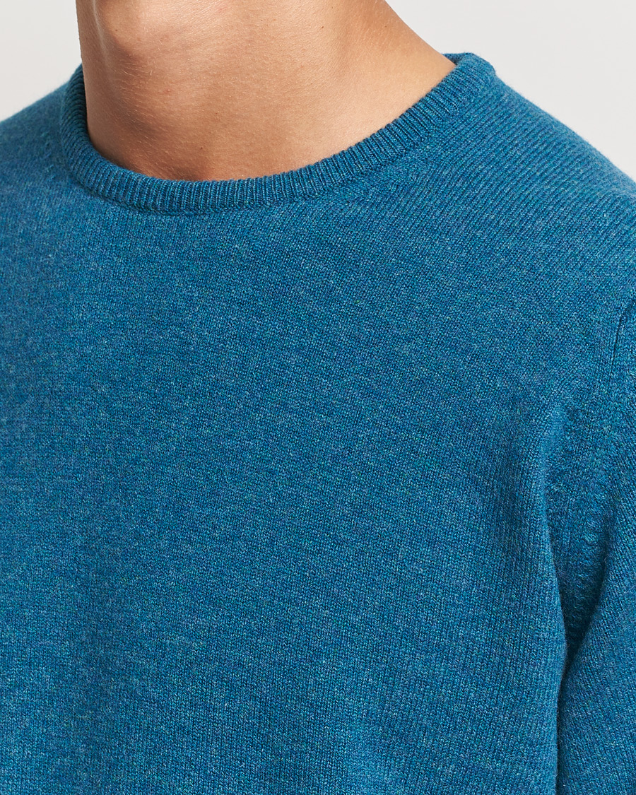 Herre | Gensere | William Lockie | Rob Lambswool Crewneck Mallard