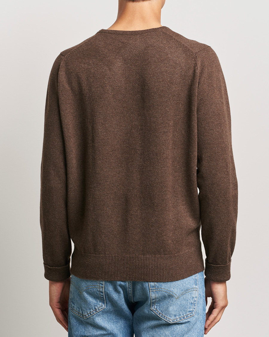 Herre | Gensere | William Lockie | Rob Lambswool Crewneck Mocha