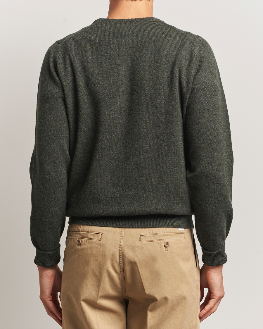 Herre | Gensere | William Lockie | Rob Lambswool Crewneck Seaweed