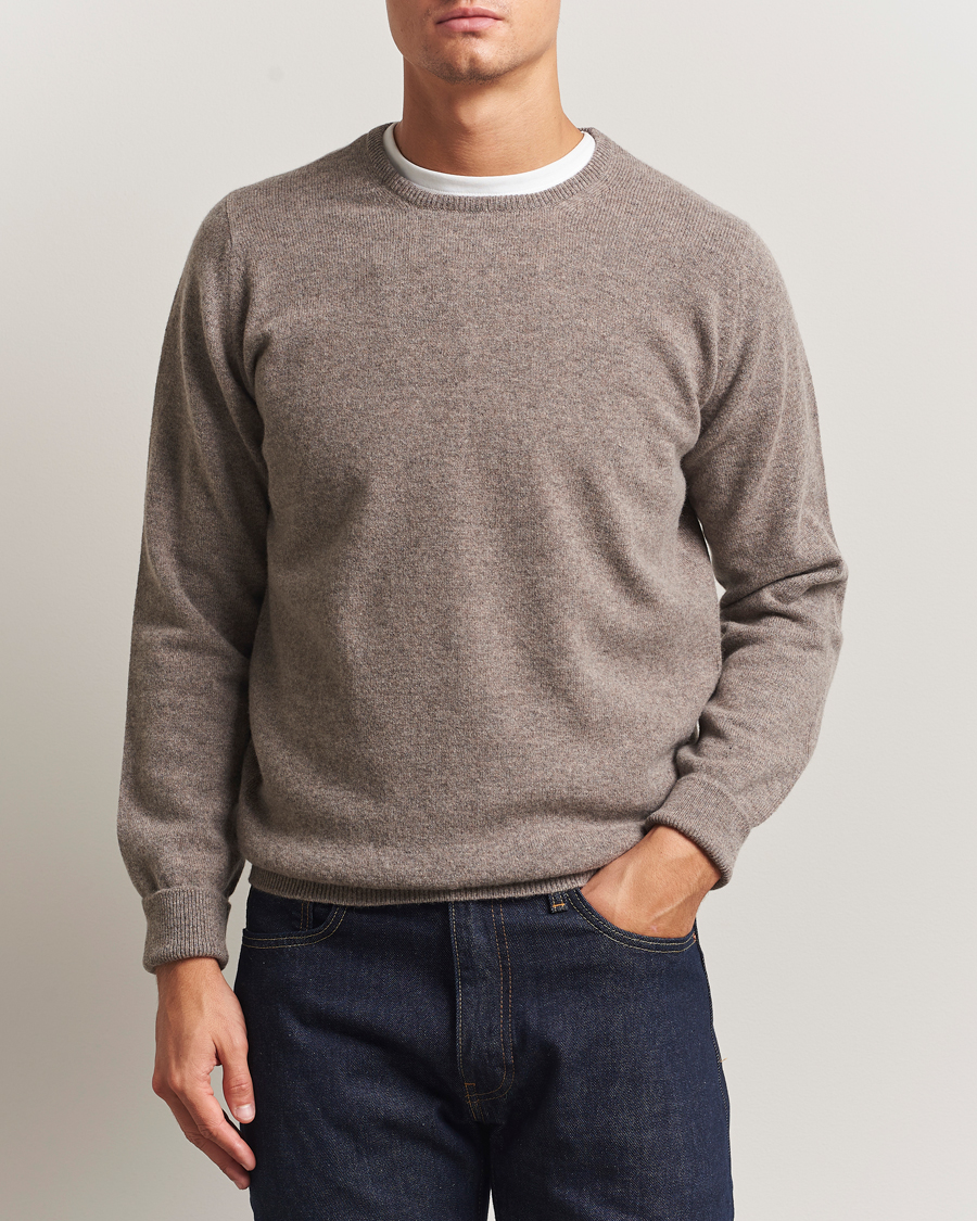 Herre | Gensere | William Lockie | Rob Lambswool Crewneck Vole