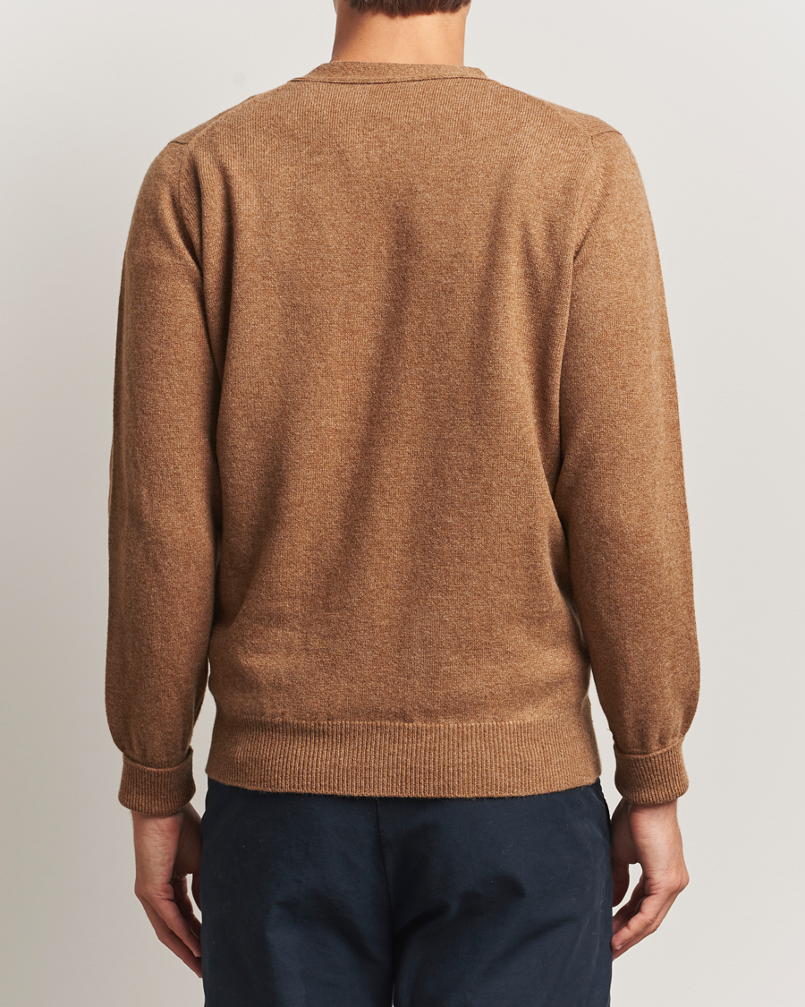 Herre | Gensere | William Lockie | Rob Lambswool Cardigan Driftwood
