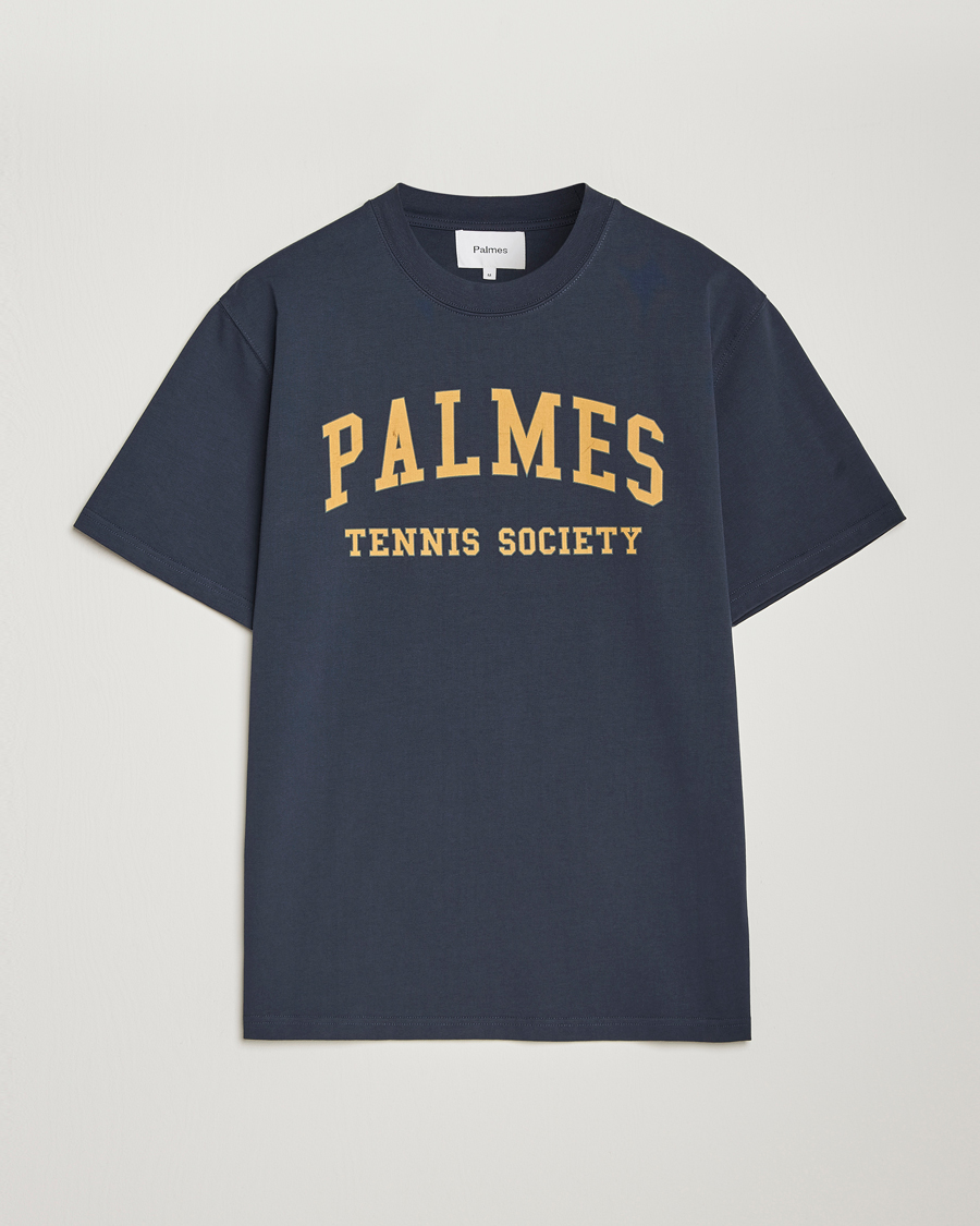 Herre | T-Shirts | Palmes | Ivan T-Shirt Navy