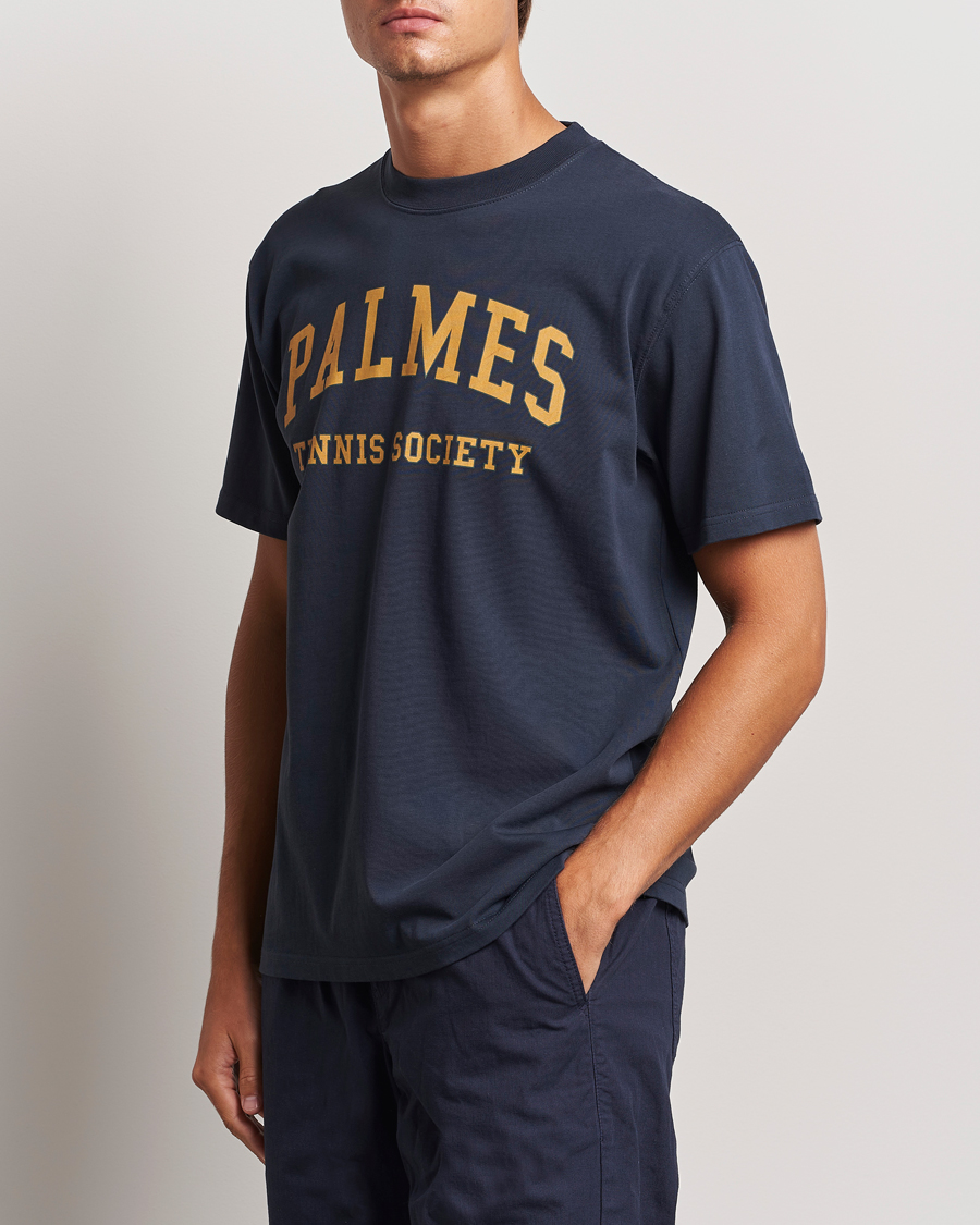 Herre | T-Shirts | Palmes | Ivan T-Shirt Navy