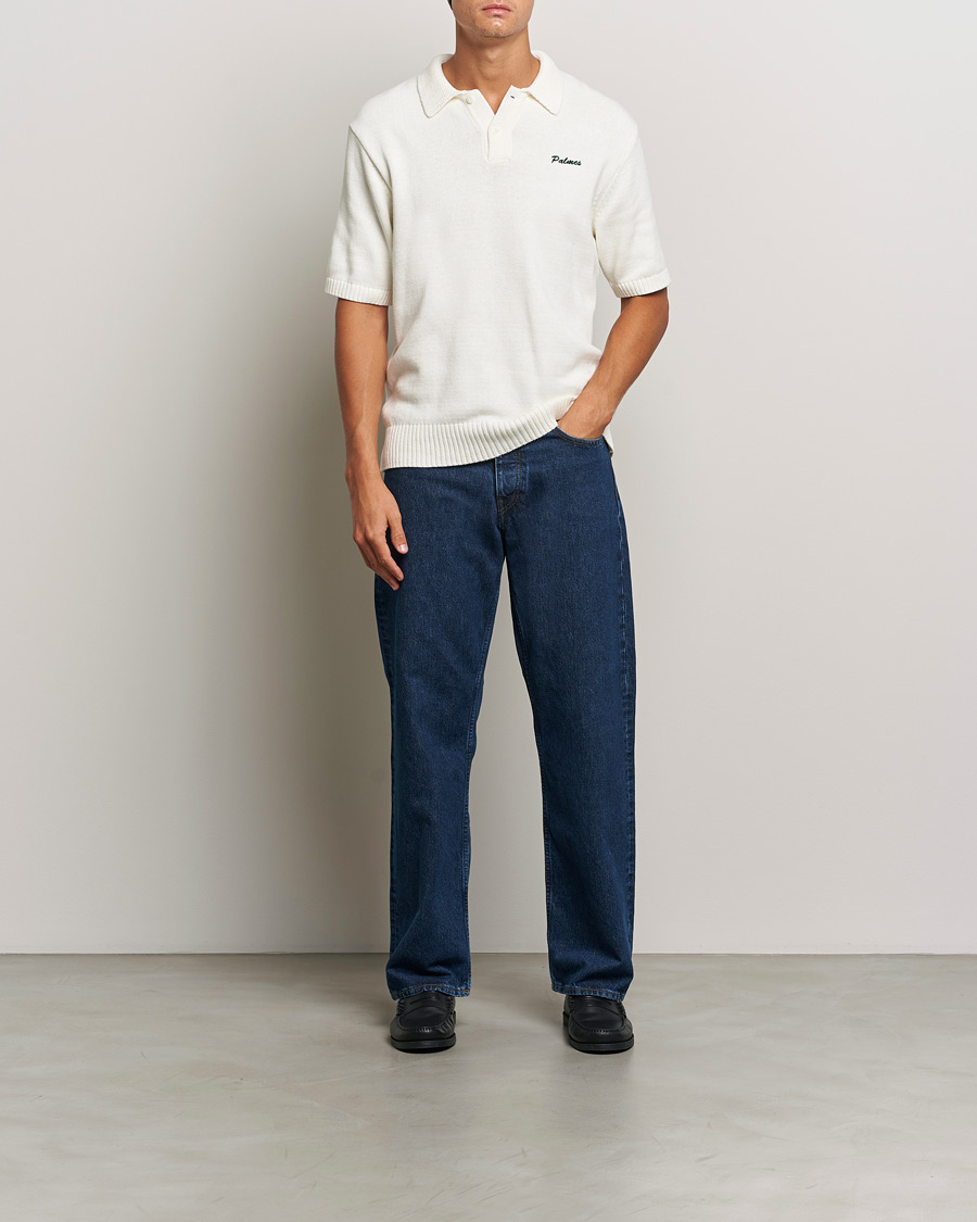 Herre | Pikéer | Palmes | Marco Knit Polo Off White