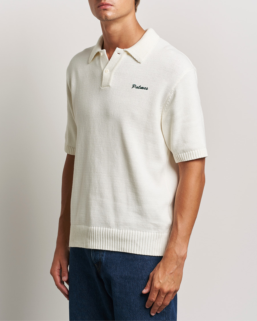 Herre | Pikéer | Palmes | Marco Knit Polo Off White