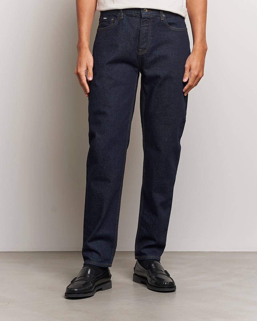 Herre | Jeans | BOSS BLACK | Re.Maine Jeans Dark Blue