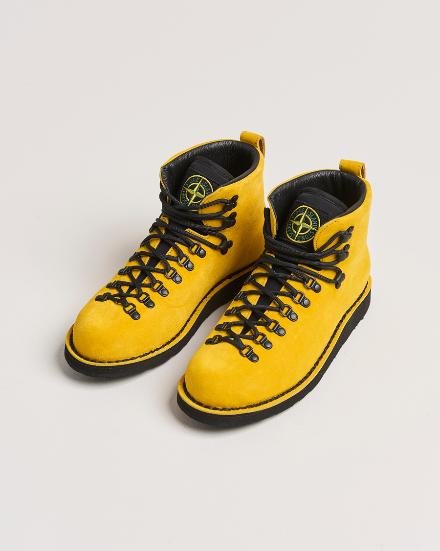 Herre | Stone Island Suede Boot Yellow | Stone Island | Suede Boot Yellow