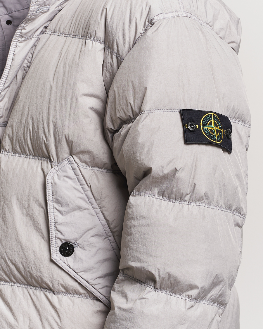 Herre | Jakker | Stone Island | Garment Dyed Recycled Nylon Down Jacket Grey