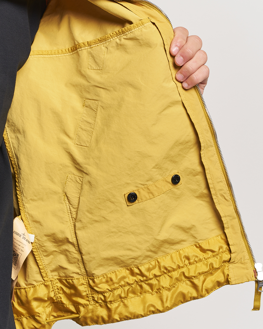 Herre | Jakker | Stone Island | Hooded Lightweight Tela Jacket Mustard