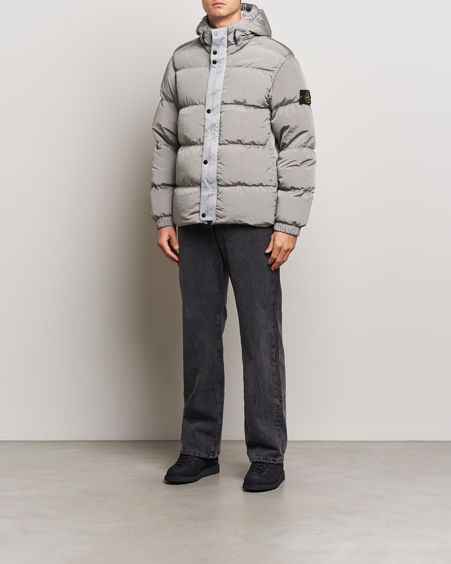 Herre | Jakker | Stone Island | Nylon Metal Down Jacket Grey