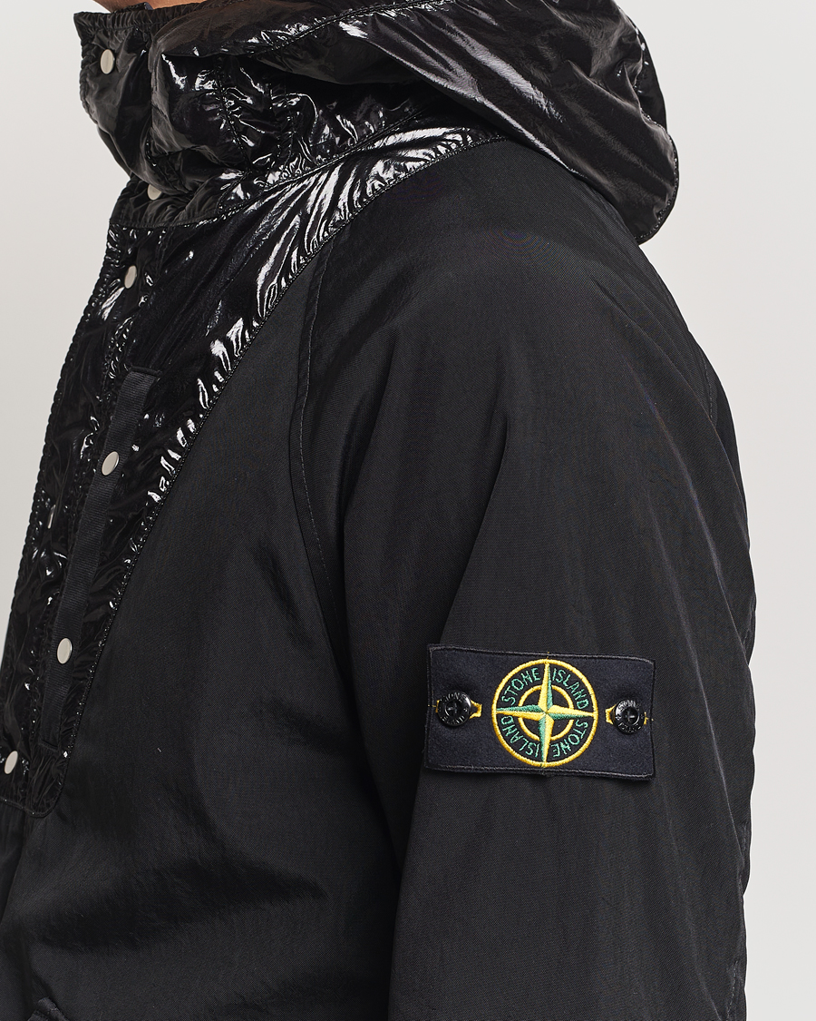 Herre | Jakker | Stone Island | Opaque Nylon Twill Garment Dyed Jacket Black