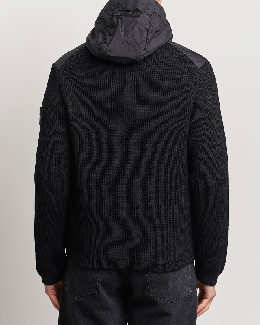 Herre | Jakker | Stone Island | Crinkle Reps Hybrid Wool Jacket Black