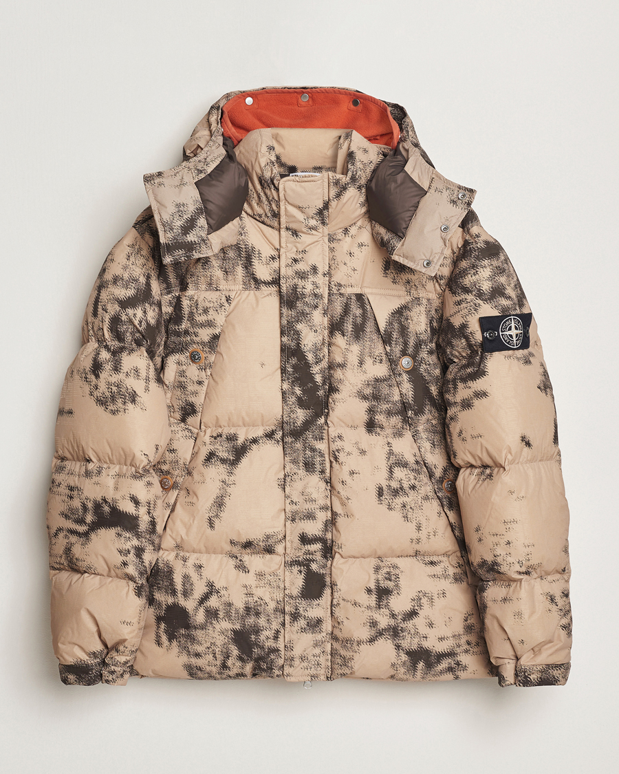 Herre | Jakker | Stone Island | Thermo Sensitive Camo Down Jacket Dove Grey