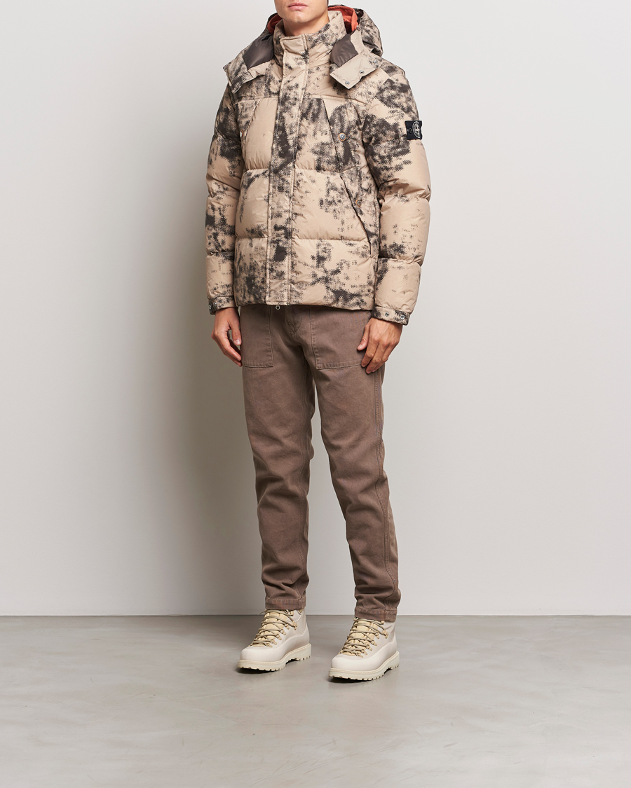 Herre | Jakker | Stone Island | Thermo Sensitive Camo Down Jacket Dove Grey