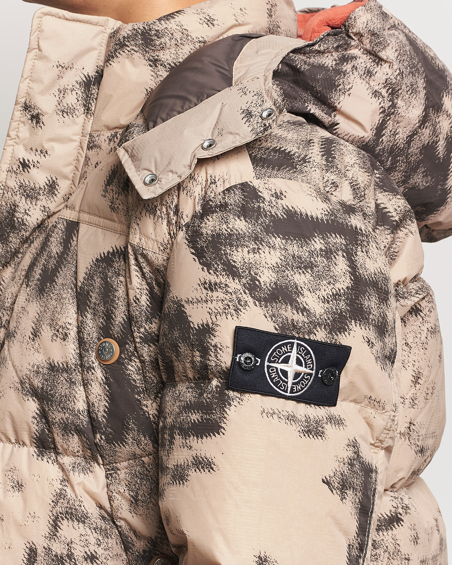 Herre | Jakker | Stone Island | Thermo Sensitive Camo Down Jacket Dove Grey