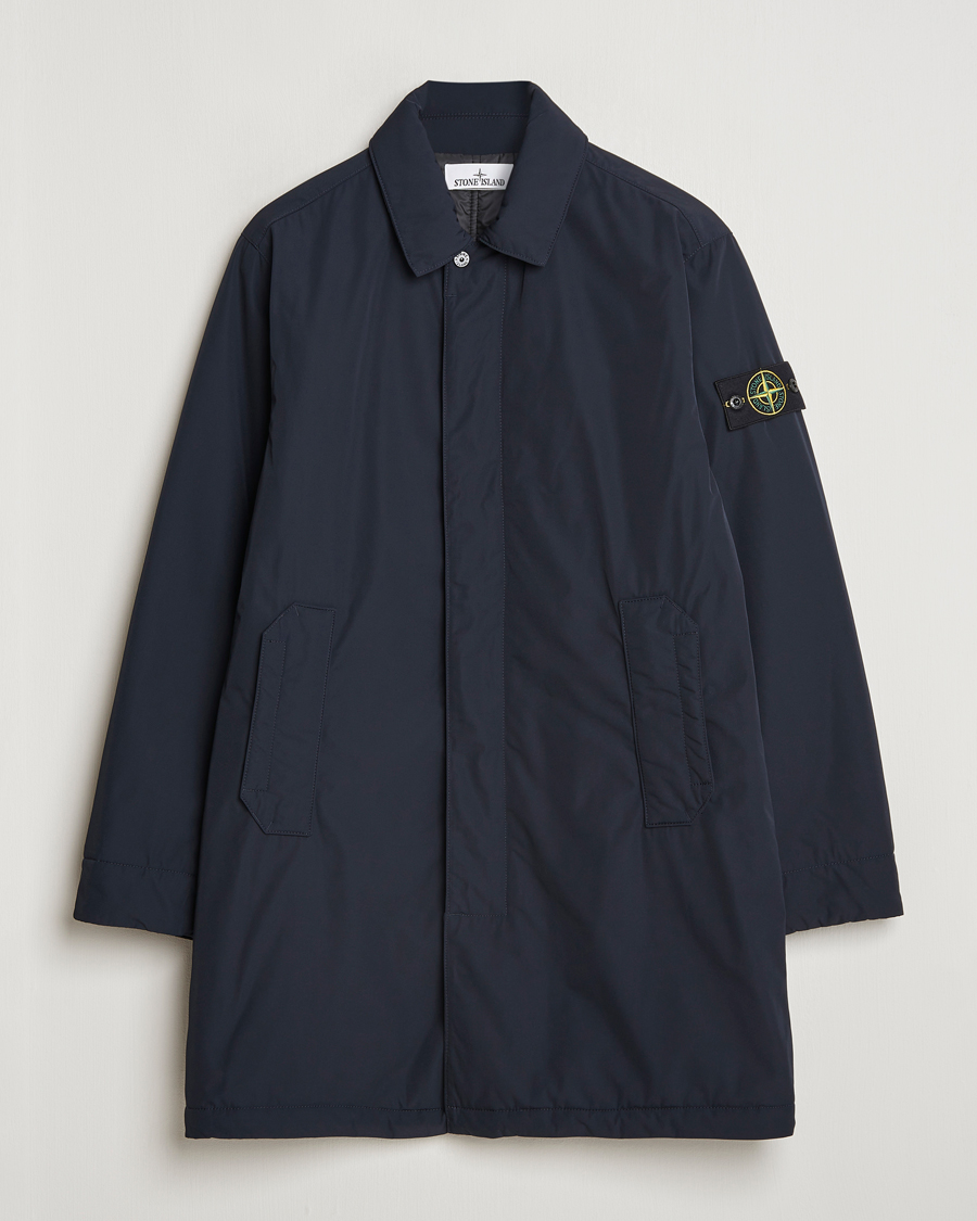 Herre | Jakker | Stone Island | Micro Twill Padded Coat Navy Blue