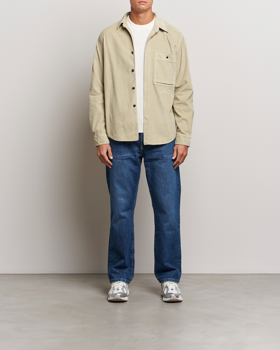 Herre | Skjorter | Stone Island | Cotton Cord Overshirt Plaster