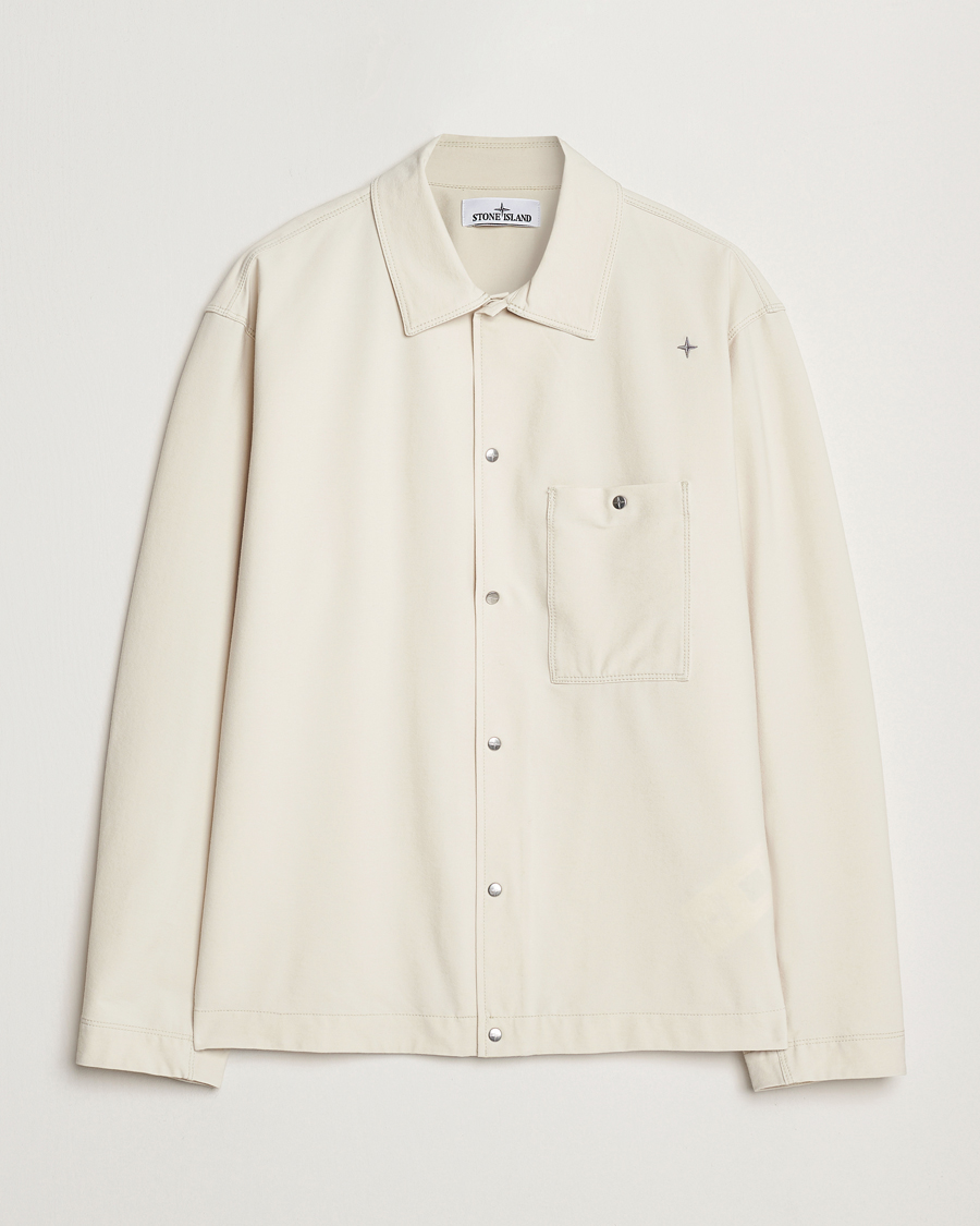 Herre | Skjorter | Stone Island | Stellina Overshirt Sand