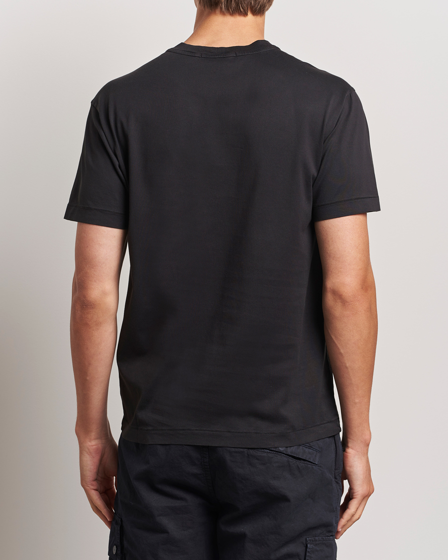 Herre | T-Shirts | Stone Island | Garment Dyed Jersey T-Shirt Black