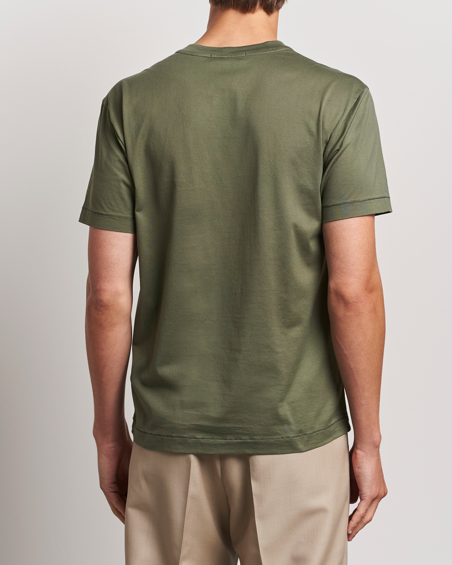 Herre | T-Shirts | Stone Island | Garment Dyed Jersey T-Shirt Musk