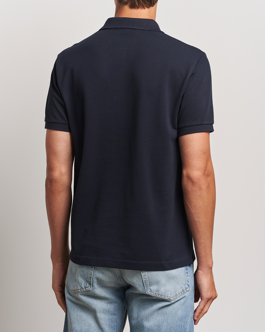 Herre | Pikéer | Stone Island | Cotton Pique Polo Navy Blue