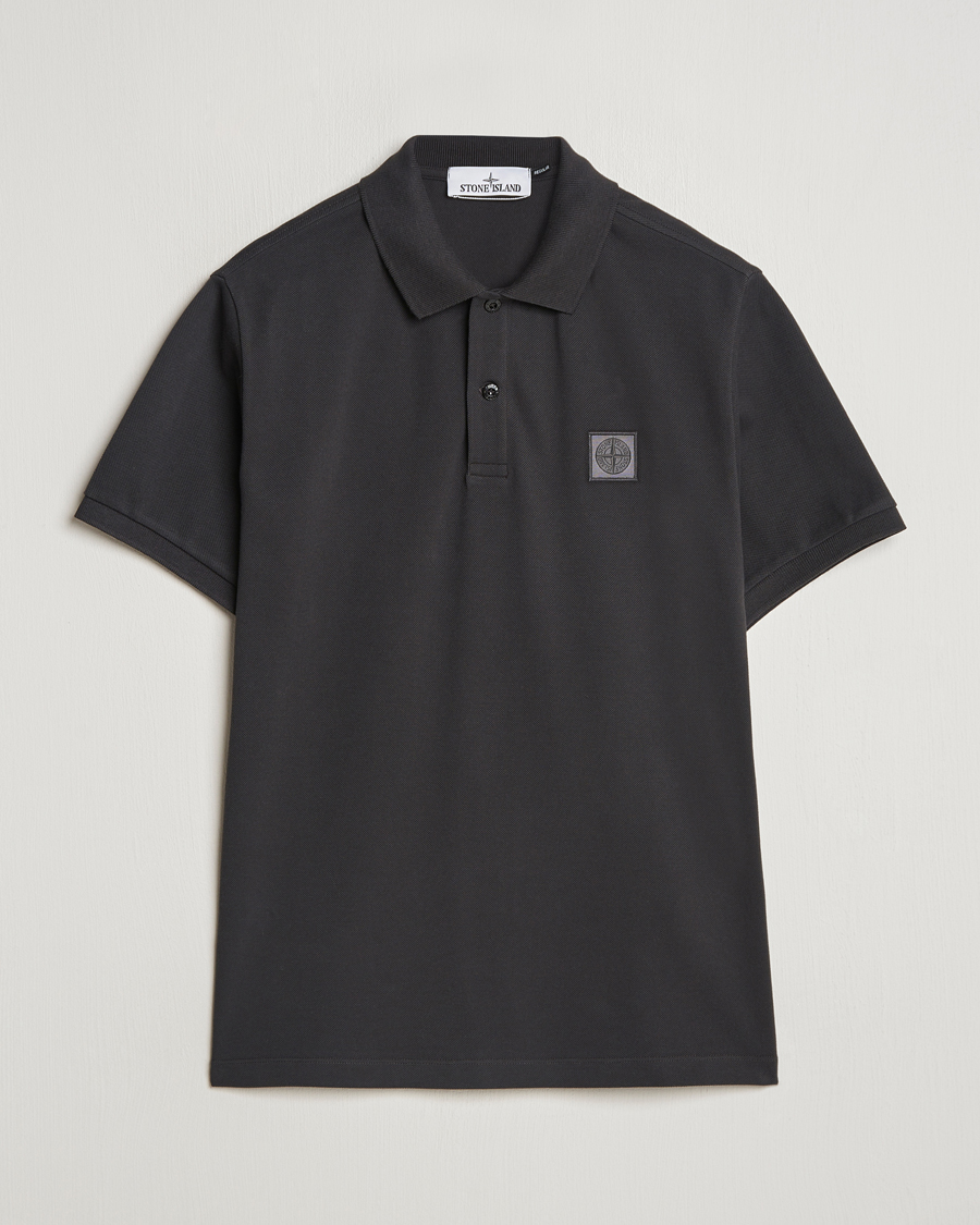 Herre | Pikéer | Stone Island | Cotton Pique Polo Lead Grey