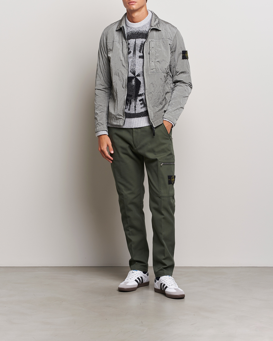 Herre | Bukser | Stone Island | Cotton Nylon Trousers Musk