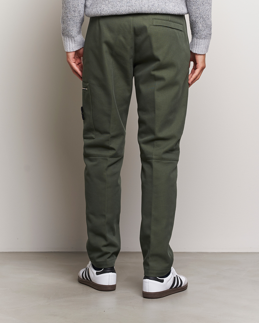 Herre | Bukser | Stone Island | Cotton Nylon Trousers Musk