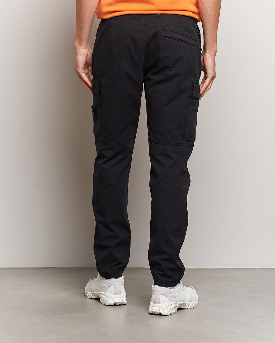 Herre | Bukser | Stone Island | Stretch Cotton Gabardine Trousers Black