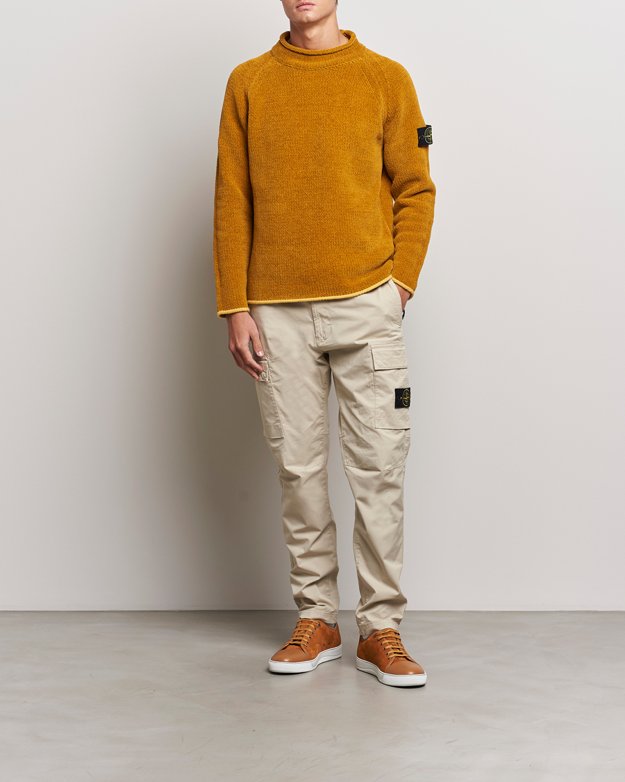 Herre | Bukser | Stone Island | Stretch Cotton Gabardine Trousers Plaster