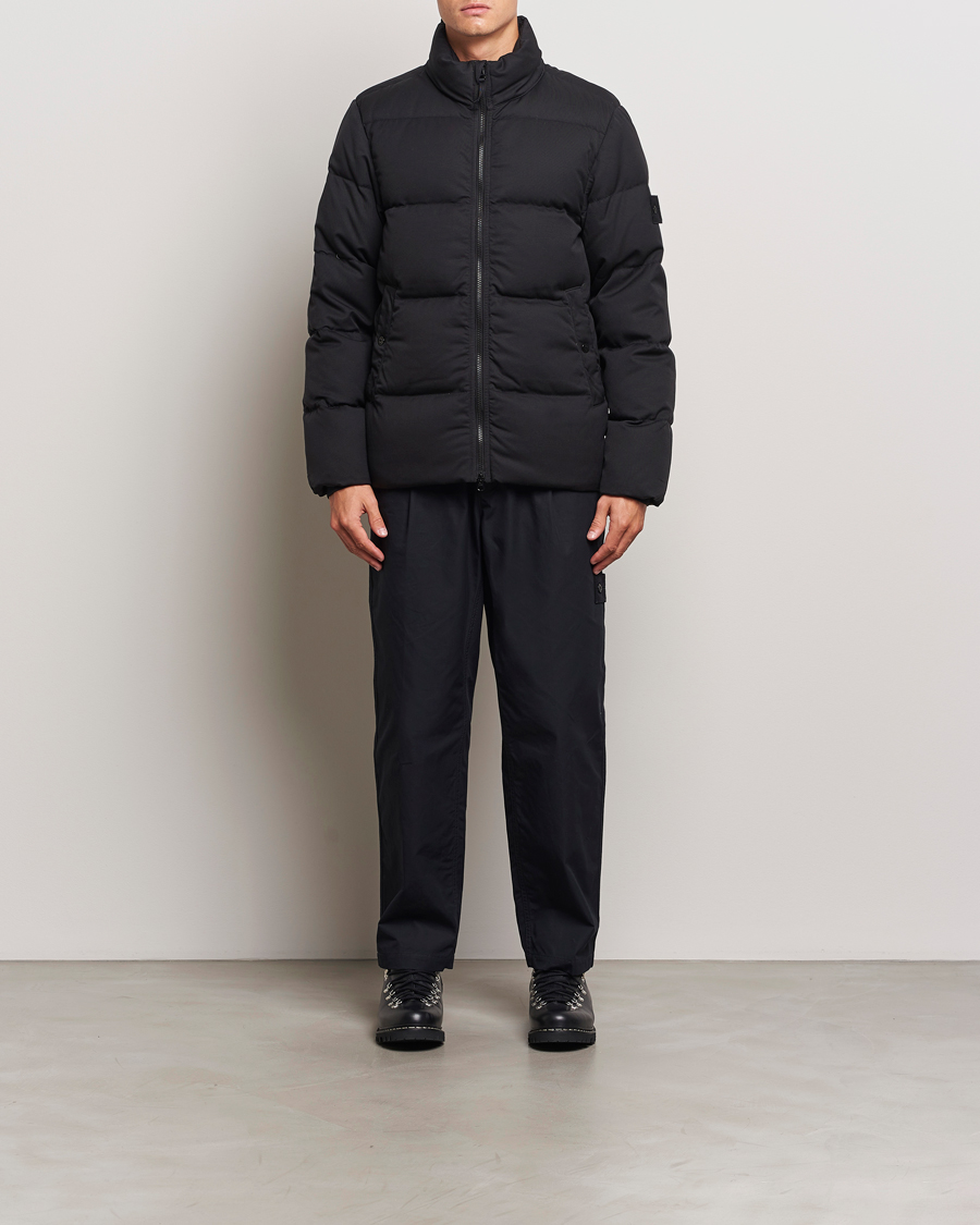 Herre | Bukser | Stone Island | Ghost Cotton Ventile Pants Black