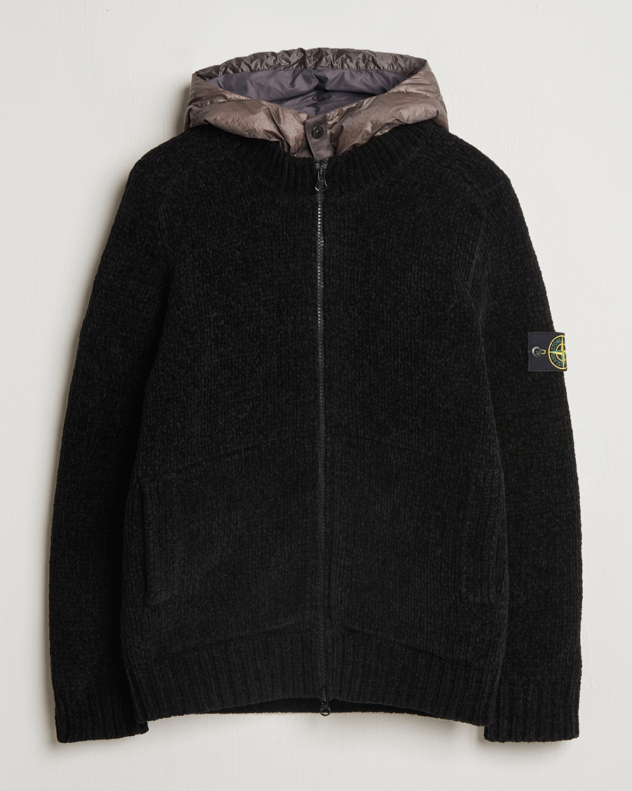 Herre | Jakker | Stone Island | Presidents Knit Down Liner Hood Black
