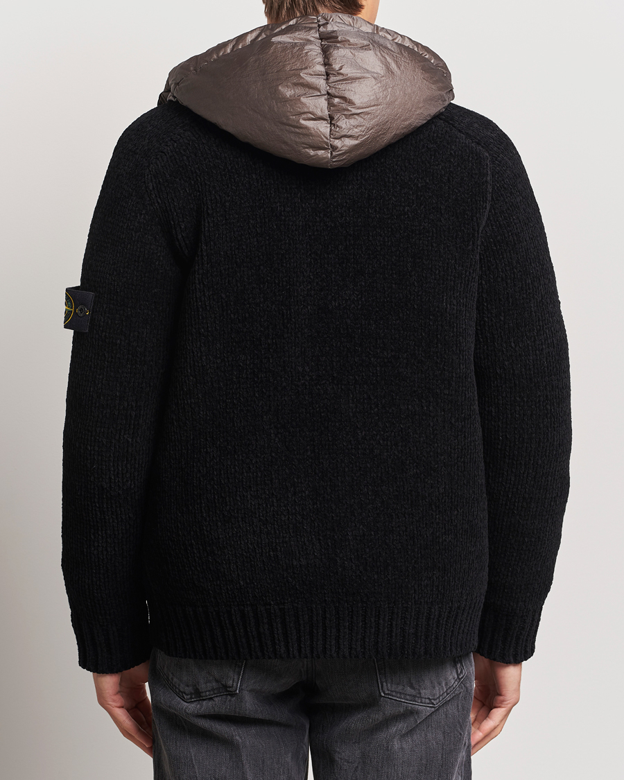 Herre | Jakker | Stone Island | Presidents Knit Down Liner Hood Black