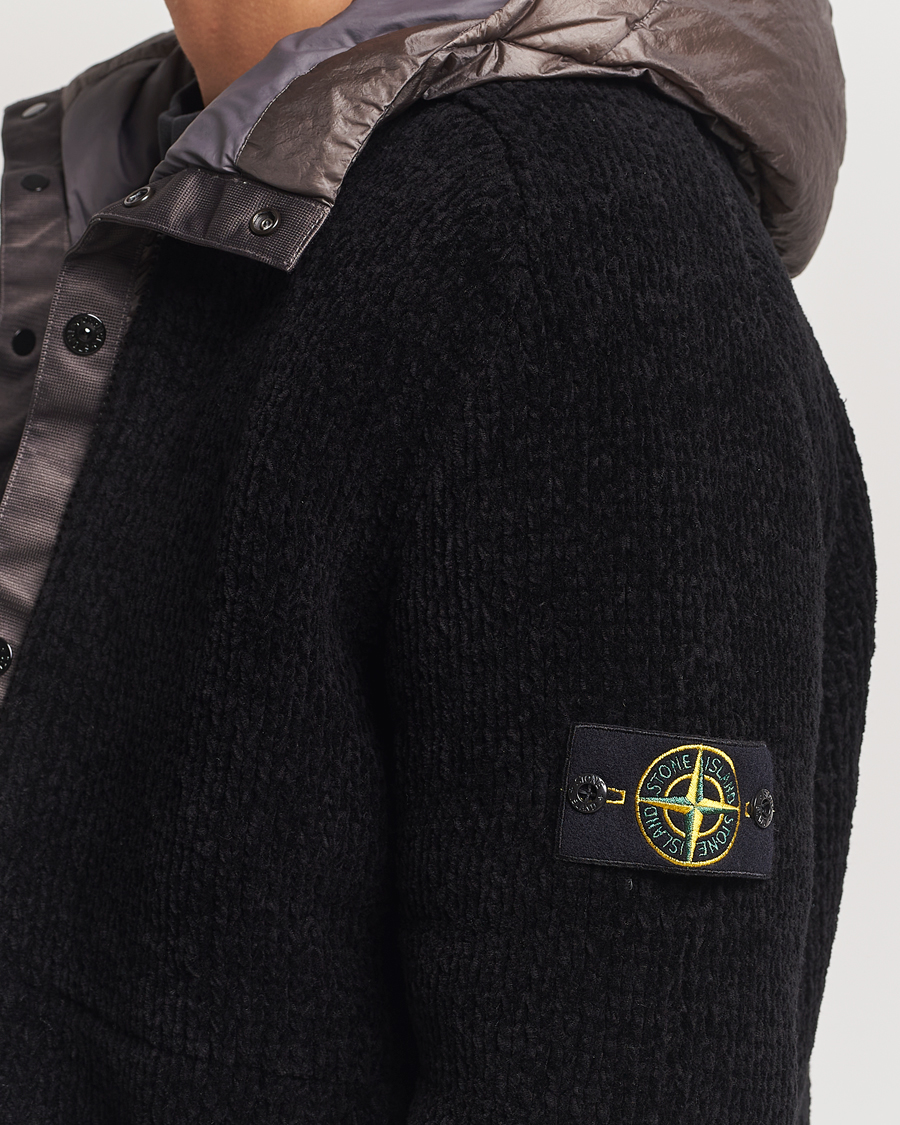 Herre | Jakker | Stone Island | Presidents Knit Down Liner Hood Black
