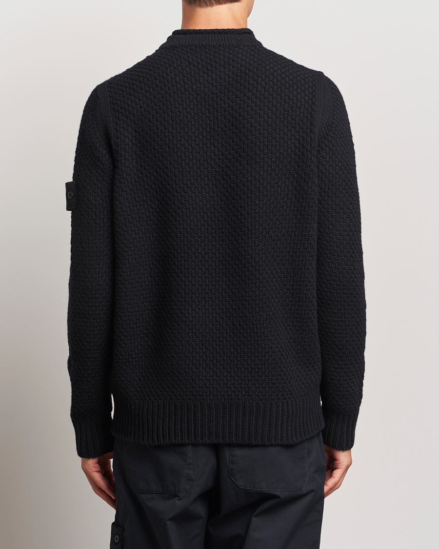 Herre | Gensere | Stone Island | Ghost Knitted Geelong Mock Neck Black
