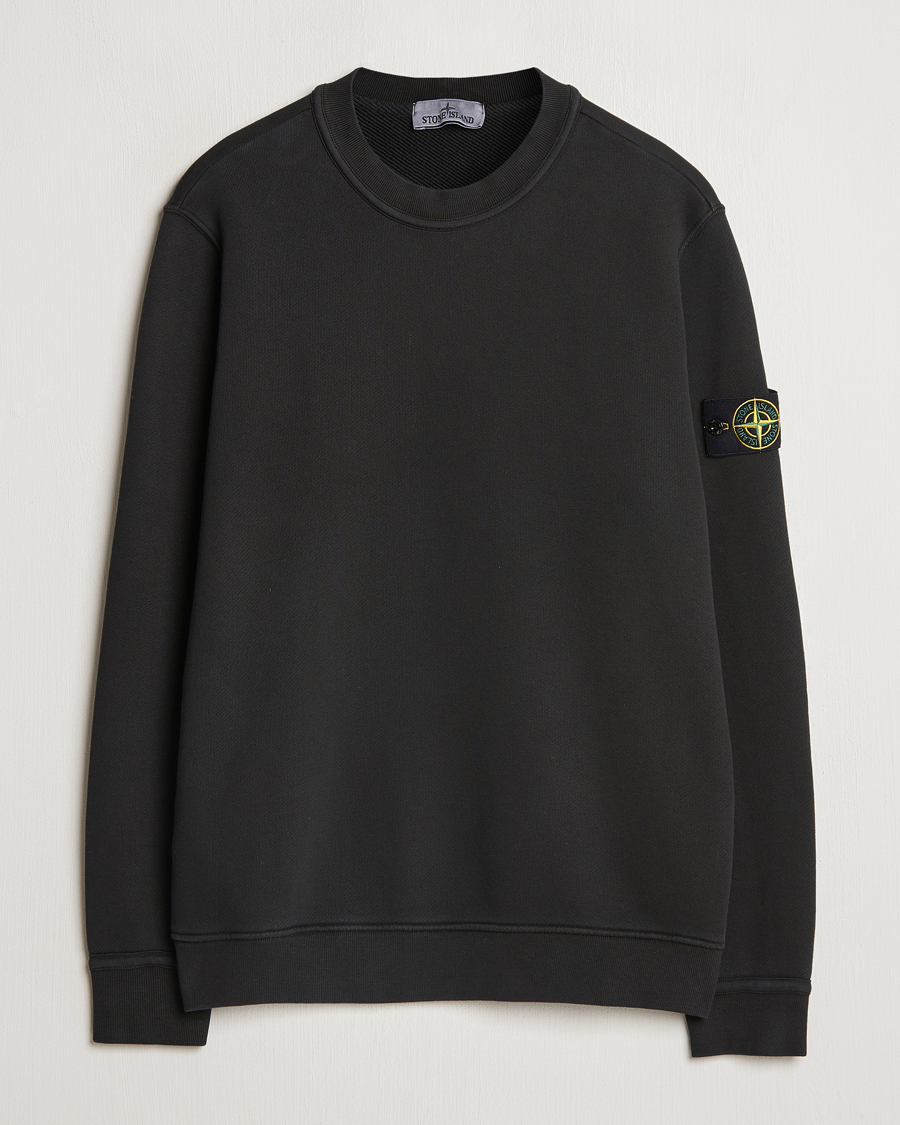 Herre | Gensere | Stone Island | Old Dyed Cotton Sweatshirt Black