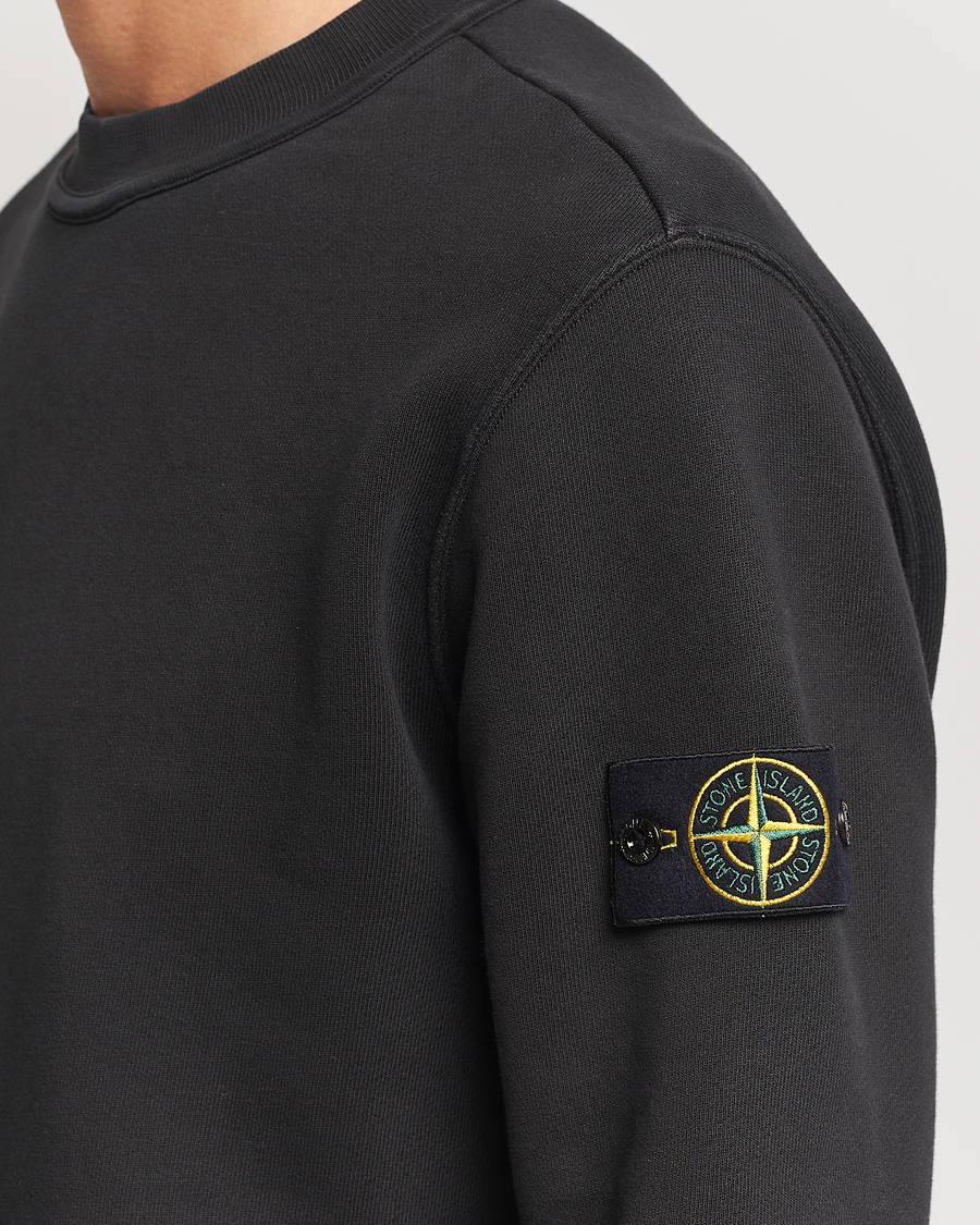Herre | Gensere | Stone Island | Old Dyed Cotton Sweatshirt Black