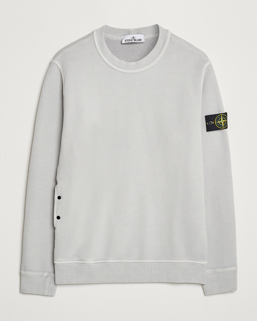 Herre | Gensere | Stone Island | Old Dyed Cotton Sweatshirt Grey
