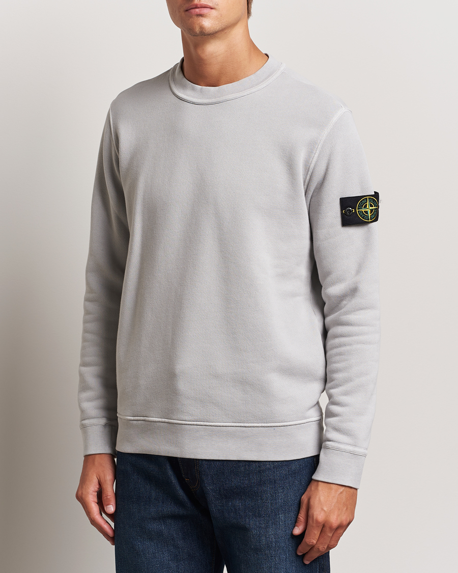 Herre | Gensere | Stone Island | Old Dyed Cotton Sweatshirt Grey
