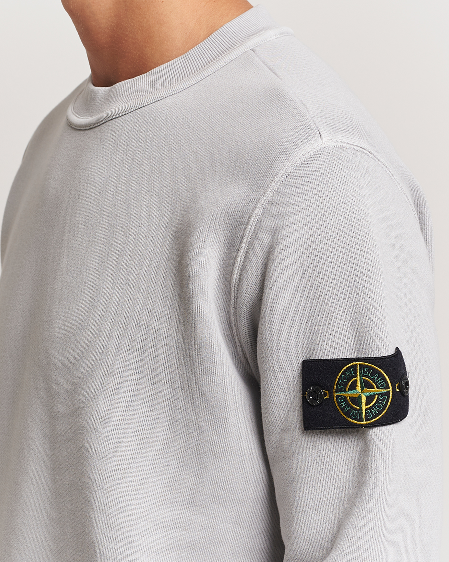 Herre | Gensere | Stone Island | Old Dyed Cotton Sweatshirt Grey