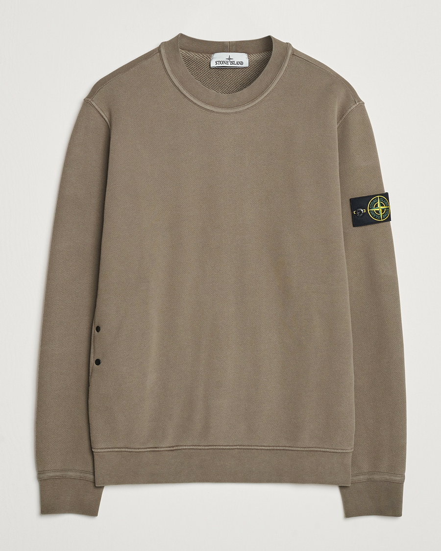 Herre | Gensere | Stone Island | Old Dyed Cotton Sweatshirt Walnut