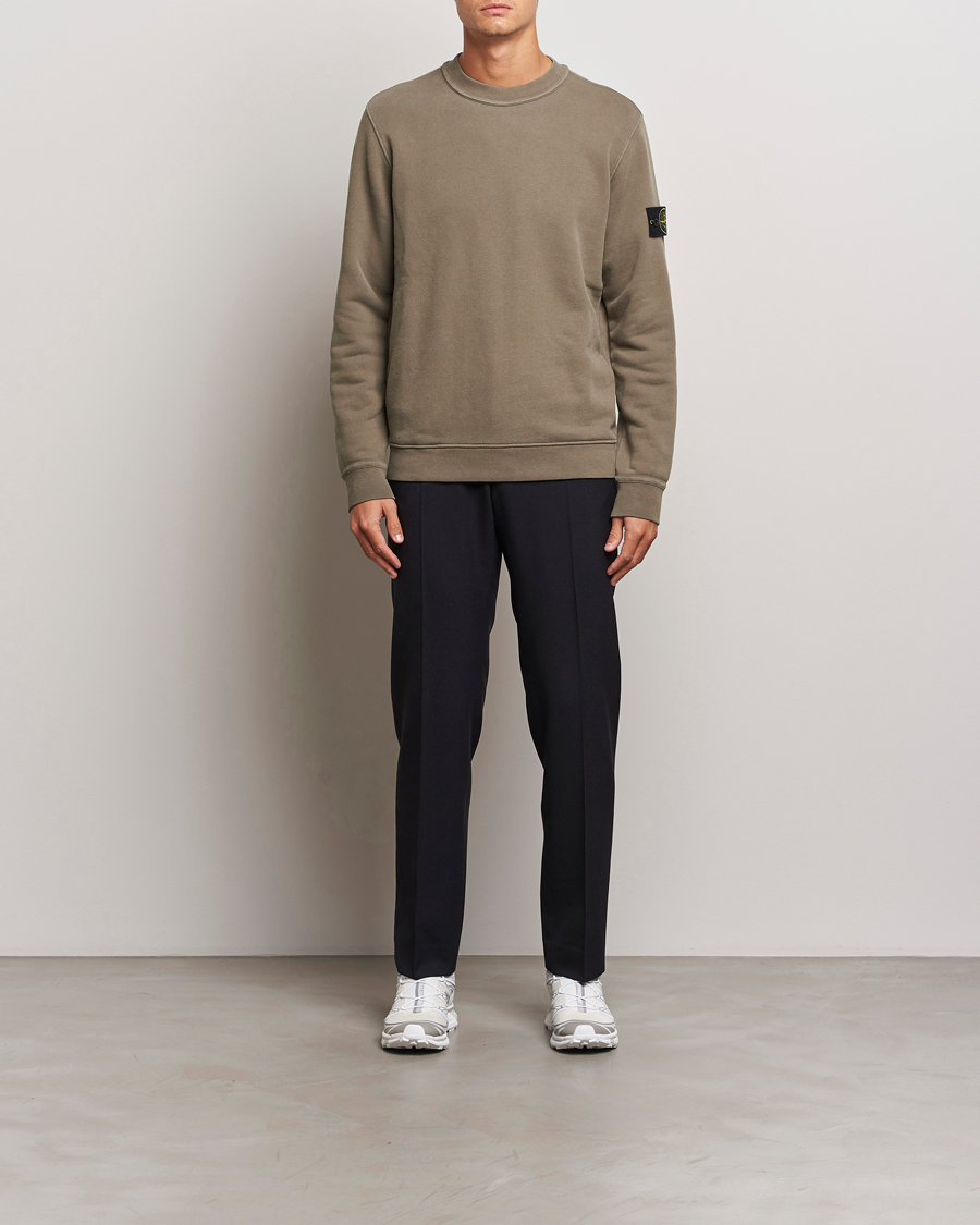 Herre | Gensere | Stone Island | Old Dyed Cotton Sweatshirt Walnut