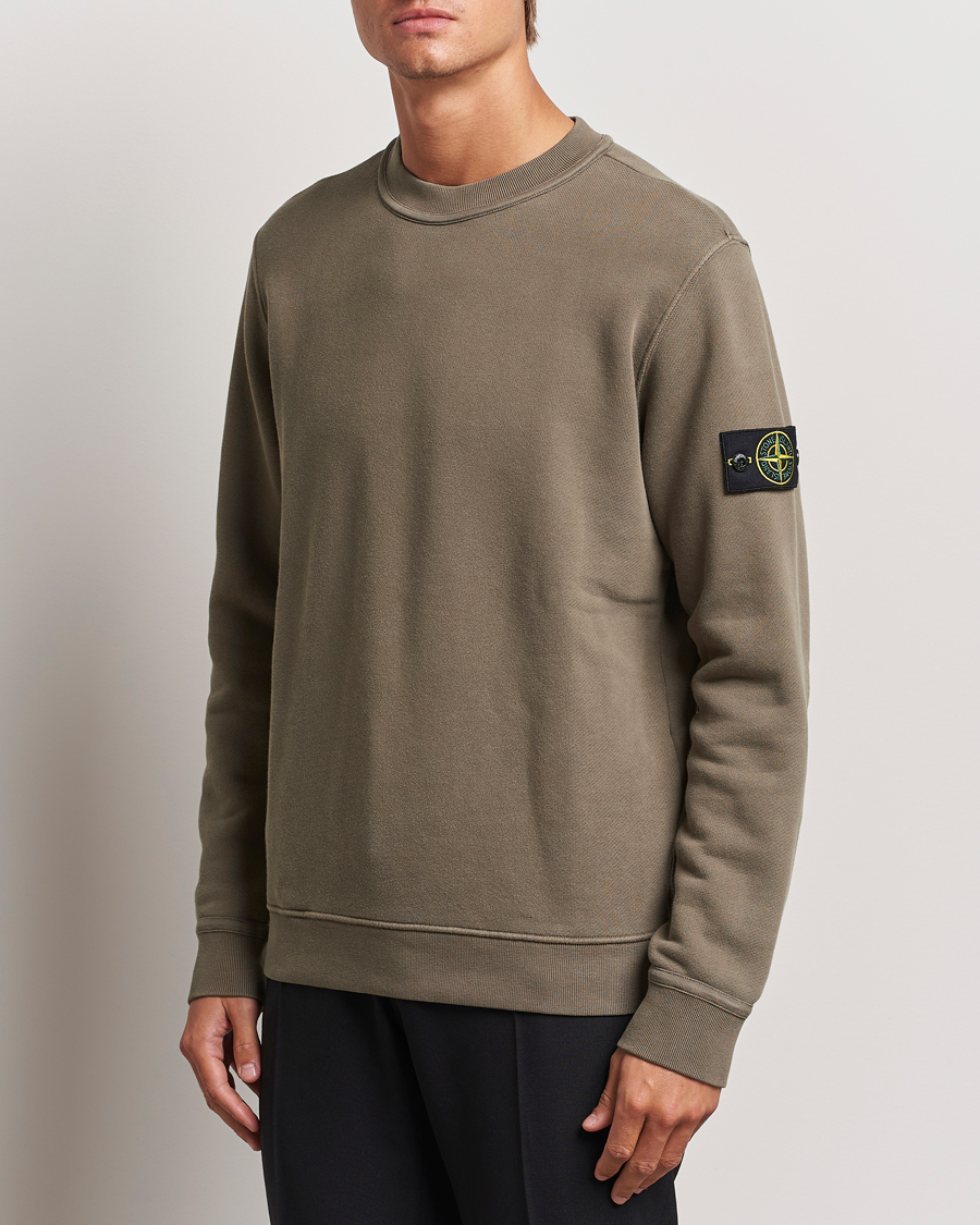 Herre | Gensere | Stone Island | Old Dyed Cotton Sweatshirt Walnut