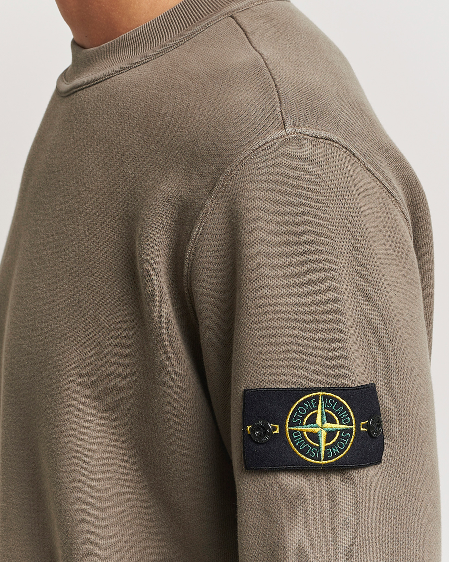 Herre | Gensere | Stone Island | Old Dyed Cotton Sweatshirt Walnut