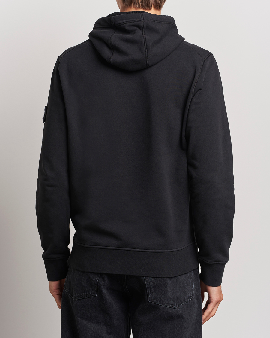 Herre | Gensere | Stone Island | Garment Dyed Fleece Hood Black
