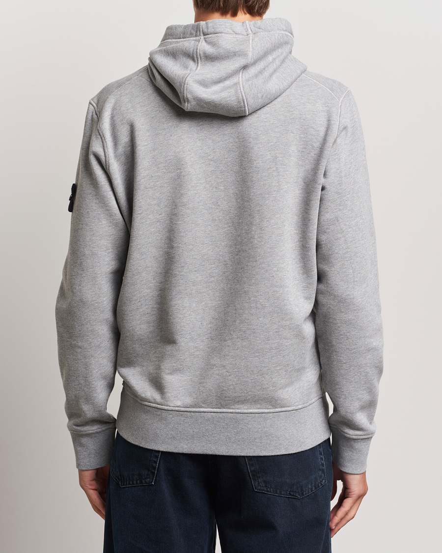 Herre | Gensere | Stone Island | Garment Dyed Fleece Hood Melange Grey