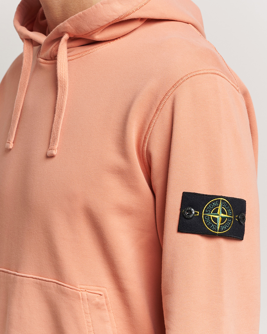 Herre | Gensere | Stone Island | Garment Dyed Fleece Hood Orange