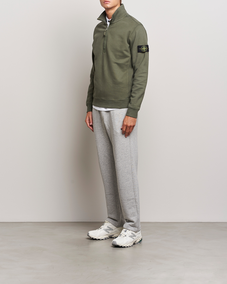 Herre | Gensere | Stone Island | Garment Dyed Fleece Half Zip Musk