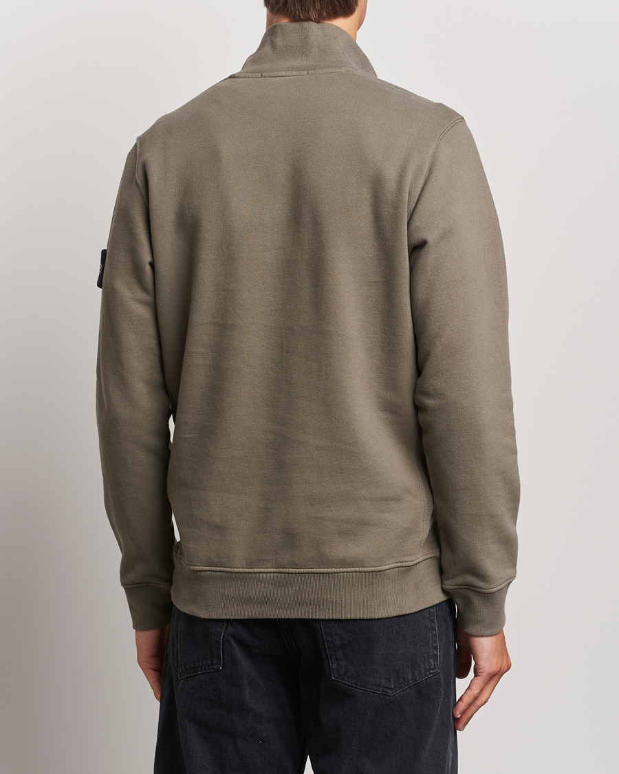Herre | Gensere | Stone Island | Garment Dyed Fleece Half Zip Walnut